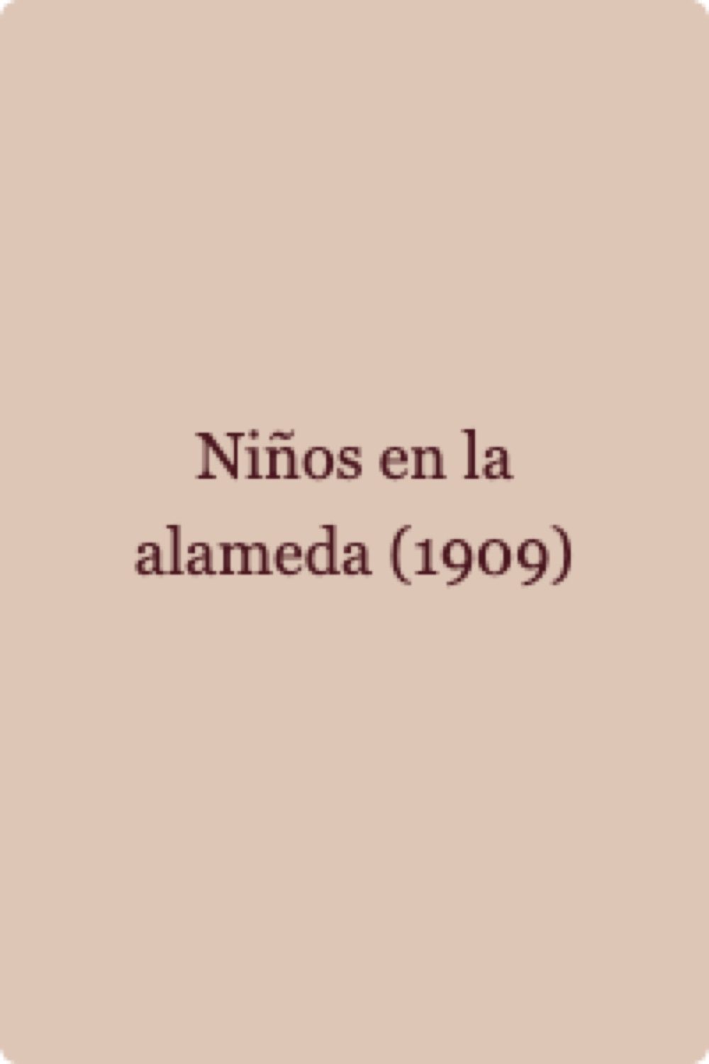 Niños en la alameda