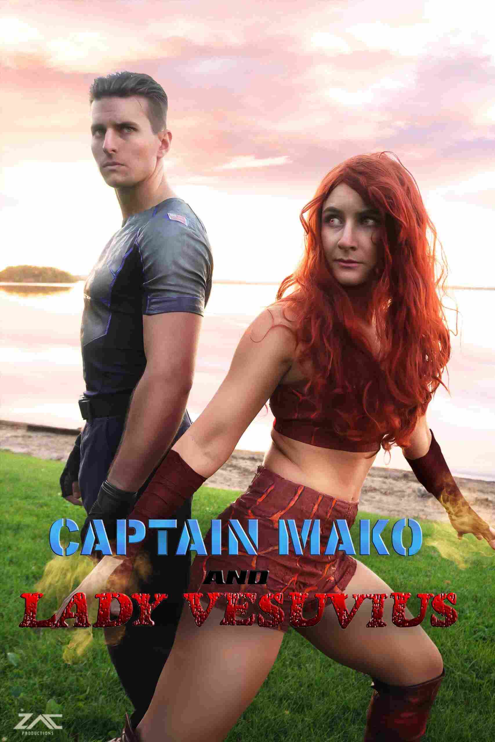 Captain Mako and Lady Vesuvius